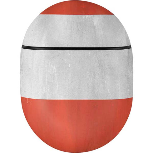 Distressed Austria Flag Google Pixel Buds Skin